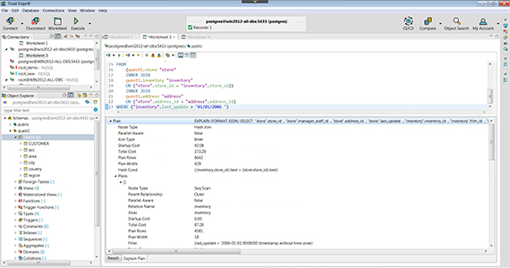 Toad Edge for PostgreSQL