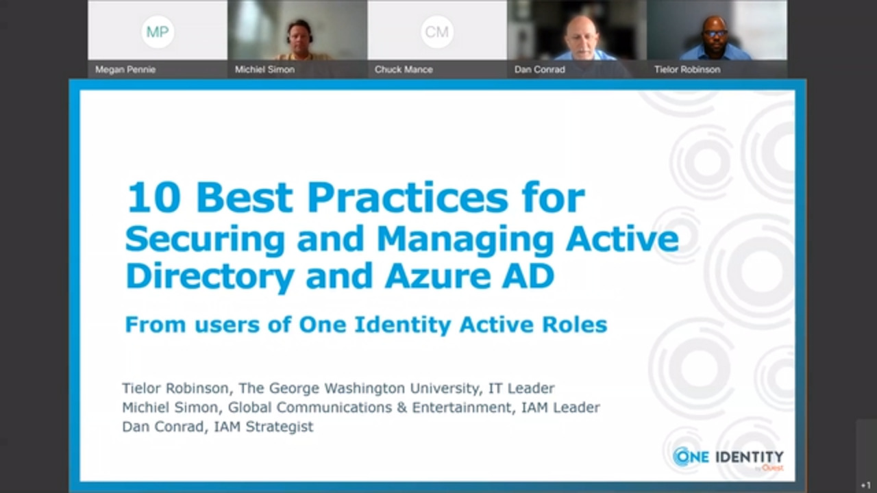 10 Best Practices for AD Management and Security Efficiency