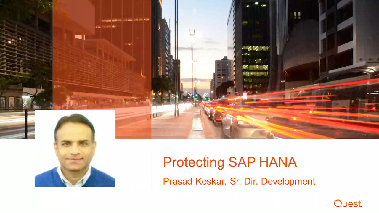 Demonstration: SAP HANA protection