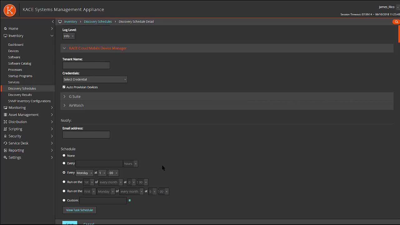 KACE Systems Management Appliance and Mobile Device Manager
