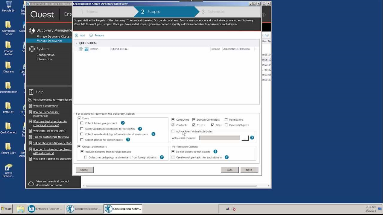 Video overview of Enterprise Reporter Suite Quest