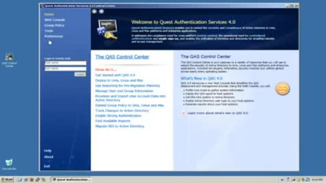 Authentication Services - Group Policy Management