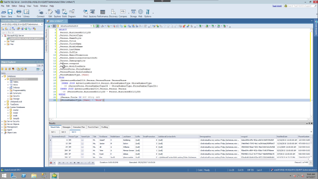 Basic code formatting in Toad for SQL Server