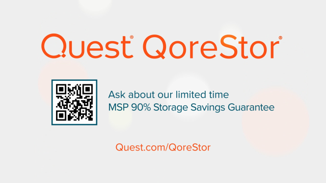 Become a Quest® QoreStor® Managed Service Provider