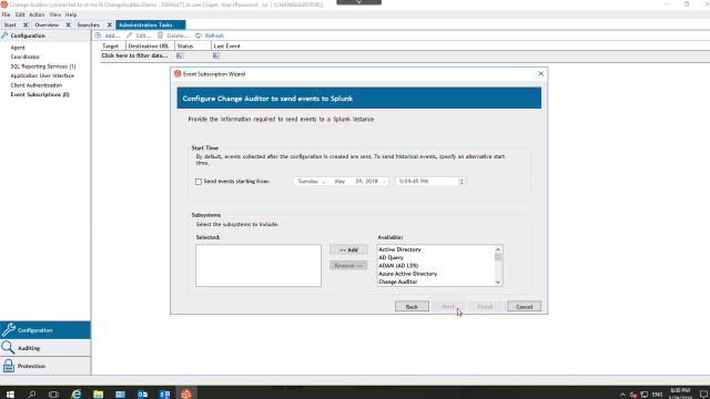 Change Auditor integration with SIEM solutions and Quest InTrust 