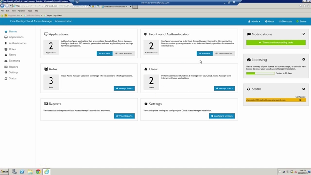 Configuring Facebook as a front-end social authenticator in Cloud Access Manager