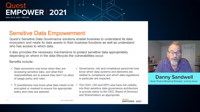 Empower 2021: Mitigating the risk associated with sensitive data across the enterprise