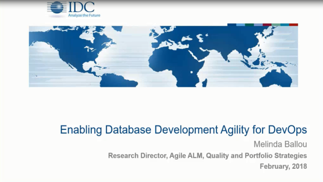 Enabling Database Development Agility for DevOp