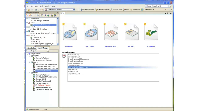 Enhancements to Toad Data Reports