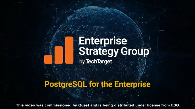 Enterprise Strategy Group: PostgreSQL for the Enterprise