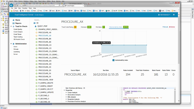 Execute automations on Toad Intelligence Central & Jenkins CI integration