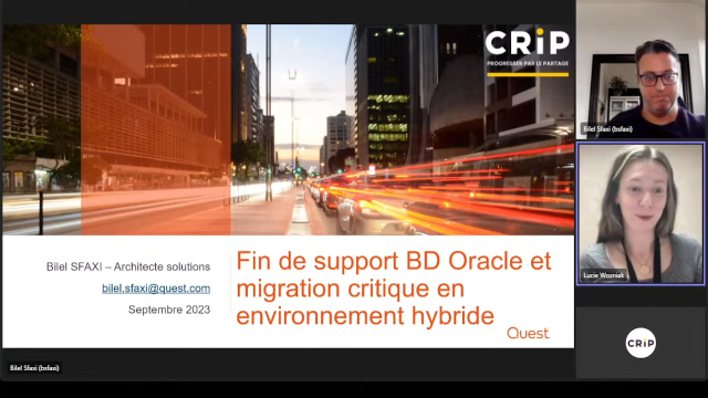 Fin de support BD Oracle et Migration critique en environnement hybride