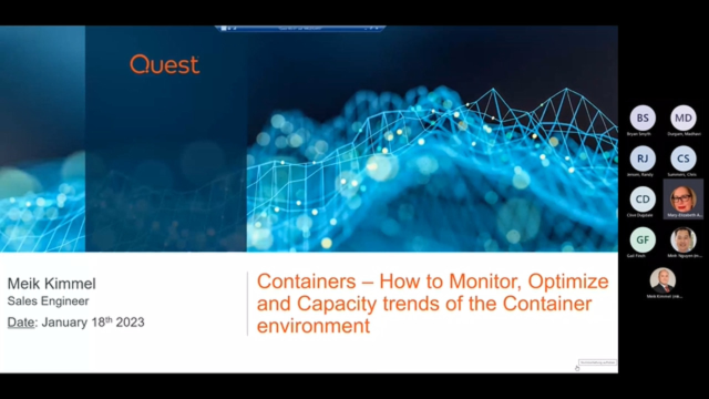 Foglight Skills 101 - Containers: How to monitor, optimize and investigate capacity trends of the container environment