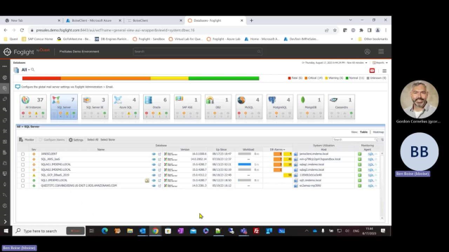 Foglight vs. Third Party Database Monitoring