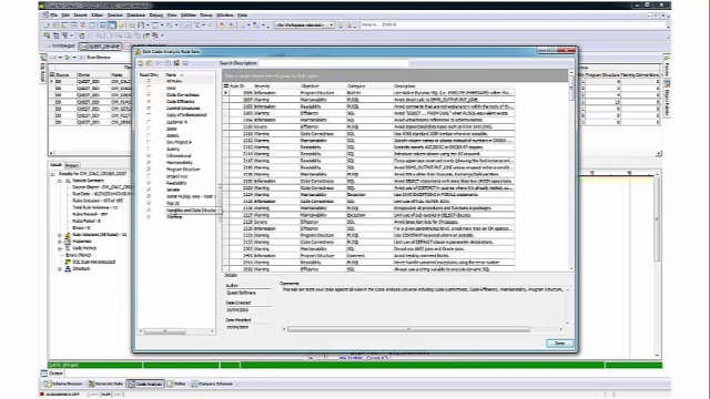 How to analyze code with Toad for Oracle Xpert Edition