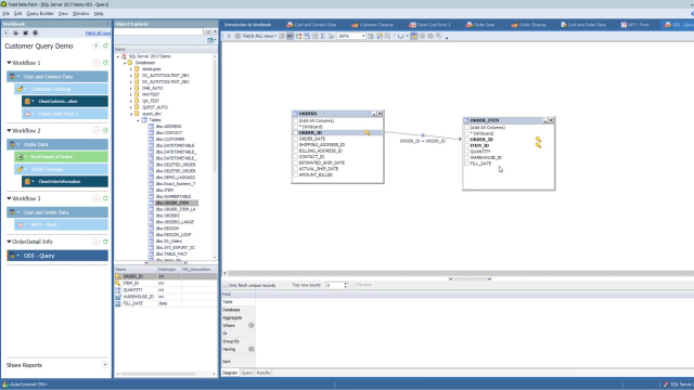 How to create a new workflow in Toad Data Point