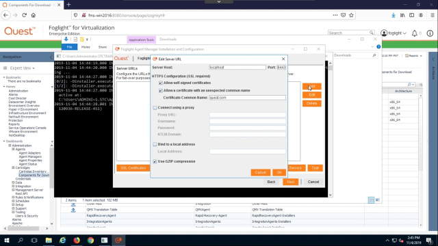 How to install the external Foglight Agent Manager