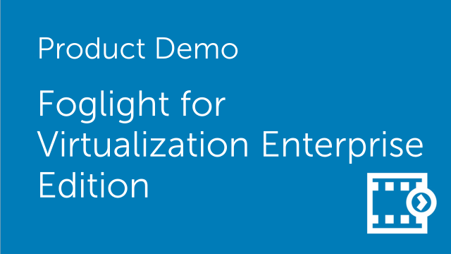 How to manage a VMware vSAN environment in Foglight for Virtualization Enterprise Edition 