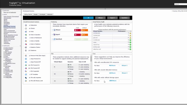 How to manage storage in a Hyper-V environment with Foglight for Virtualization Enterprise Edition