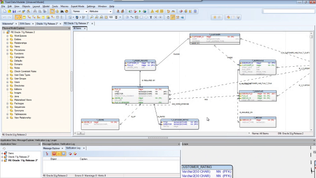 How to reverse engineer and manage models in Toad Data Modeler