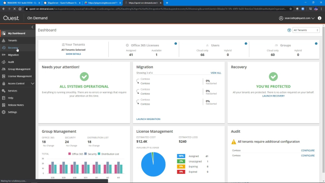 How to set up integration between Recovery Manager for AD and On Demand Recovery