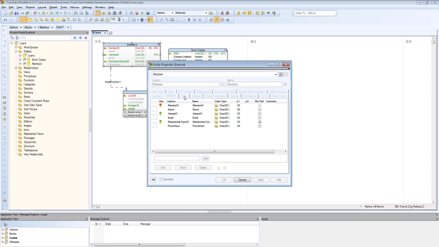 How to use external objects in Toad Data Modeler