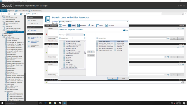 How to use the report filtering capabilities in Enterprise Reporter