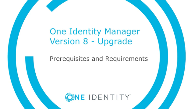 Identity Manager 8 upgrades and best practices