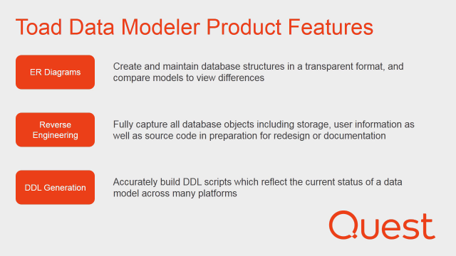 Introduction to Toad Data Modeler