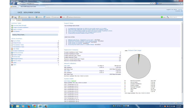 KACE Systems Deployment Appliance Task Engine and Multicast Deployment