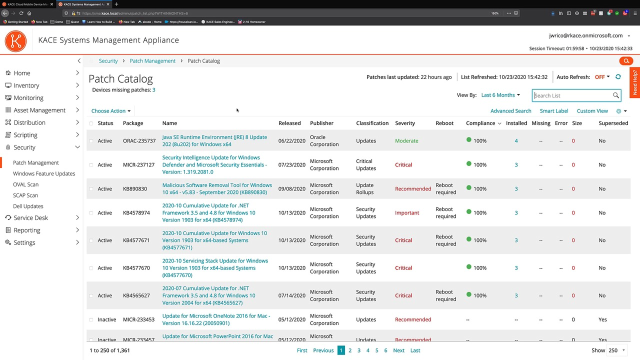 KACE Unified Endpoint Manager (UEM) demo