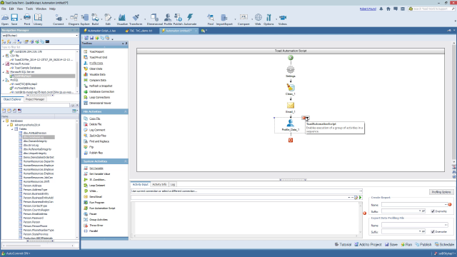 Overview of automation in Toad Data Point