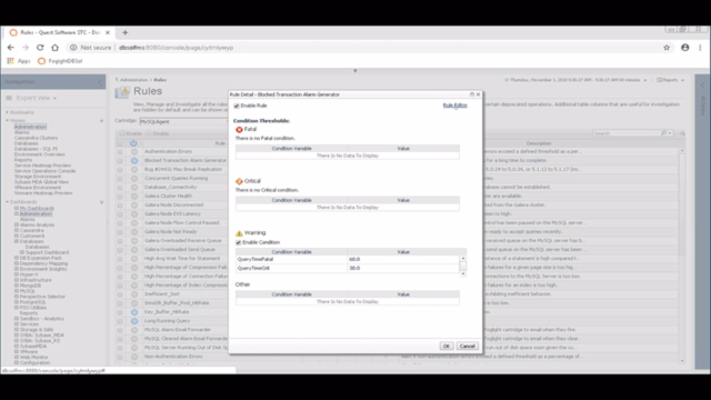 Overview of blocking and locking in Foglight for MySQL