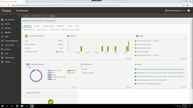 Quest On Demand Recovery - Restoring an Azure Conditional Access Policy