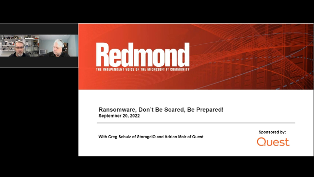 Ransomware, Don't Be Scared, Be Prepared!