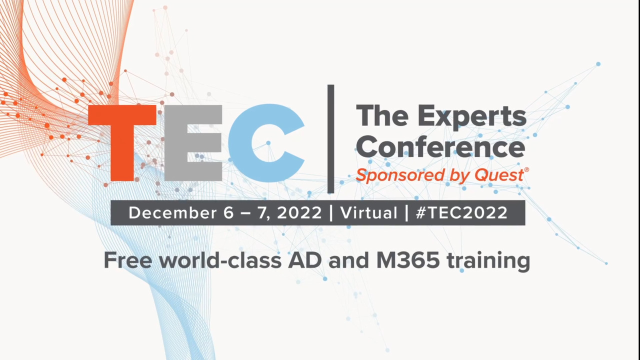 Refresh your Microsoft 365 skills at The Experts Conference Virtual 2022