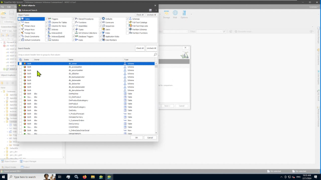 Schema Compare in Toad for SQL Server