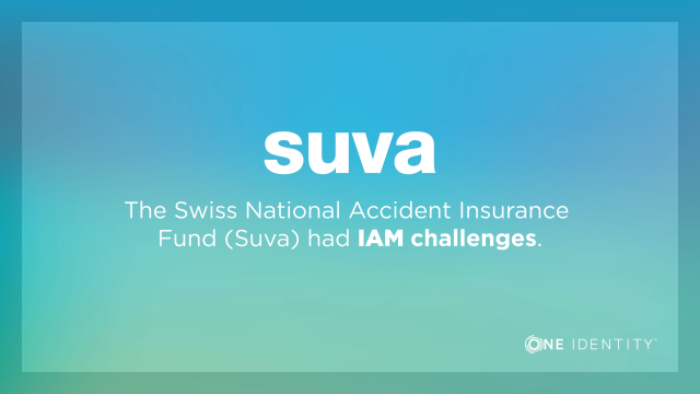 See why Swiss insurance/health-care provider chose One Identity IAM solutions