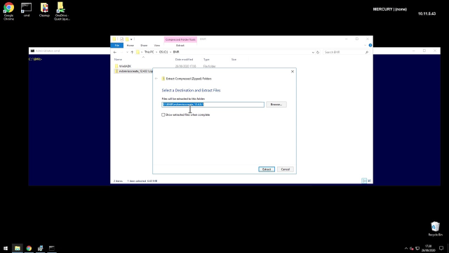 Setting up a boot ISO for Windows with NetVault Bare Metal Restore