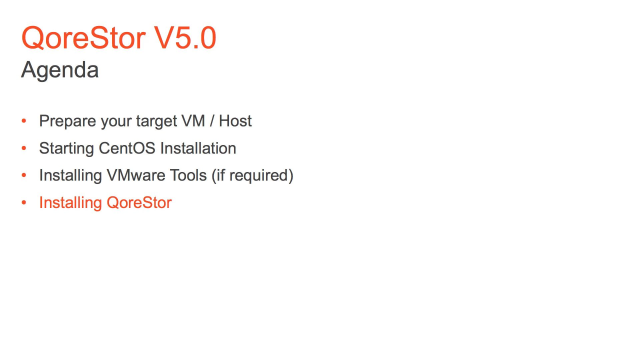 Step-by-step installation guide for QoreStor v5.0 - Part 4