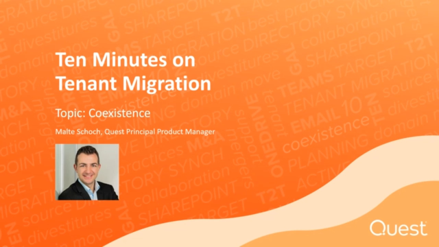 Ten Minutes on Tenant Migration - Coexistence