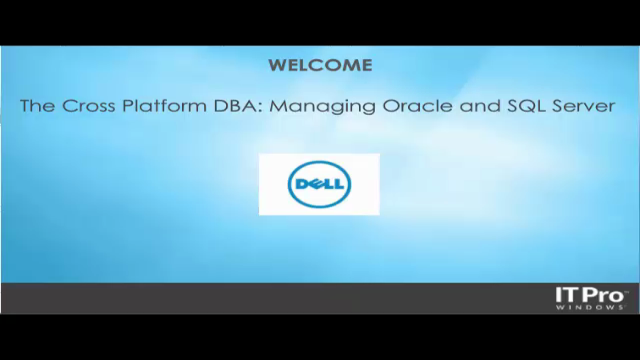 The Cross Platform DBA: Managing Oracle and SQL Server