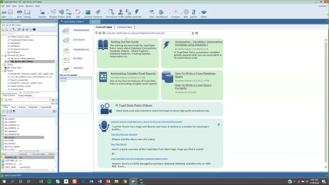 Understanding the Differences Between Traditional and Workbook Interfaces in Toad Data Point