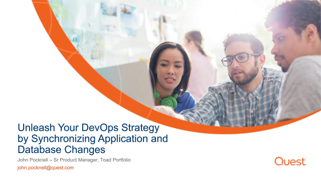 Unleash Your DevOps Strategy by Synchronizing Application and Database Changes