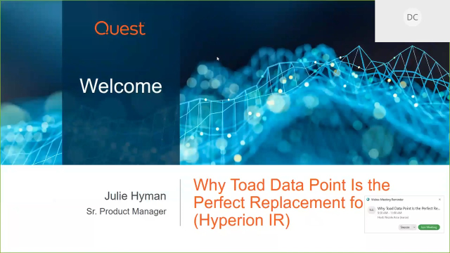 Why Toad Data Point Is the Perfect Replacement for Brio (Hyperion IR)